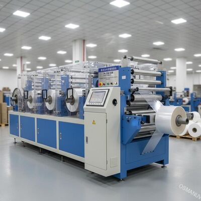 Szybkość automatycznego odwijania folii laminowania maszyny PLC