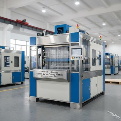 Zaawansowana technologia Maszyna do powlekania zasłon 1320 mm 6000 mm × 2200 mm × 1400 mm Wielkość