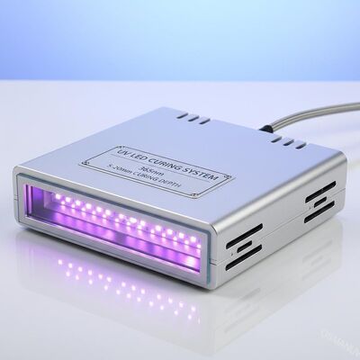 Maszyna do utwardzania LED z aluminium ze stopu UV, głębokość utwardzania 5-20 mm, długość fali 365 nm