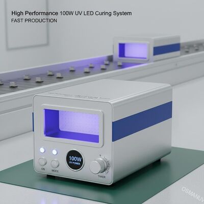 Wysokiej wydajności 100W UV LED System utwardzania dla szybkiej produkcji