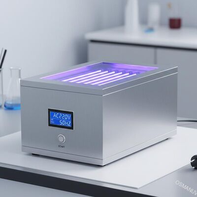 AC220V 50HZ Zapewnienie zasilania Maszyna do utwardzania UV dla powierzchni 300mm * 400mm Z lampą 365nm