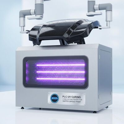 PLC UV Curing Machine Długa ochrona Farba na bazie wody z żywotnością lampy 8000h