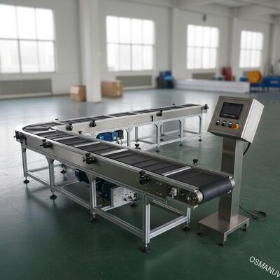 System przenośnikowy na pasie o pojemności 50 kg/h z automatyczną regulacją prędkości