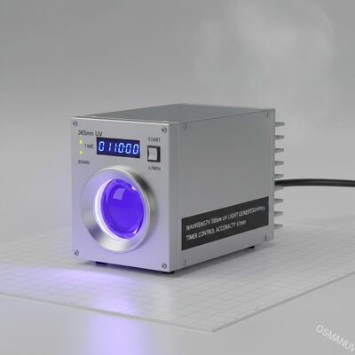 Generator światła UV o długości fali 365 nm do zastosowań przemysłowych z dokładnością kontroli czasu ±1min