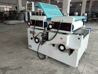 Precyzyjna dwuwałkowa powlekarka do paneli PVC, meblowych i metalowych z możliwością regulacji grubości powłoki