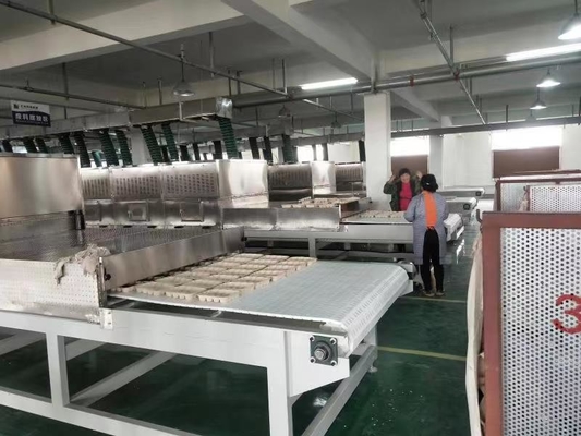 10m/min Mikrofale suszarka 380V dla pudełka lunche