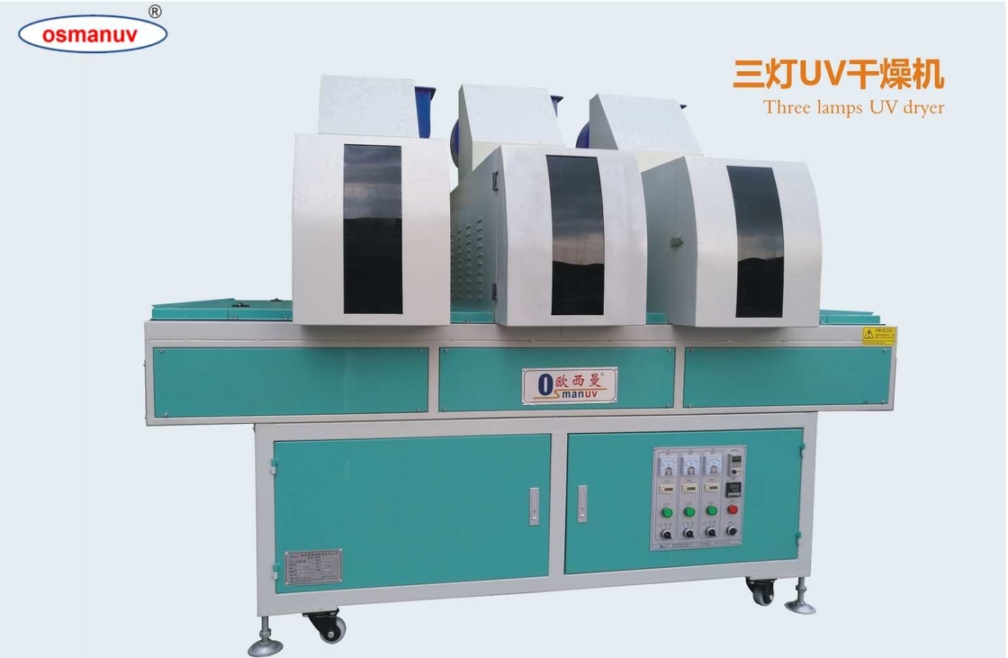 Trzy lampy 1387mm UV Curing Lamp 9.7KW Z 380V 50HZ napięciem zasilania dla deski, drewna, aluminium,żelaza