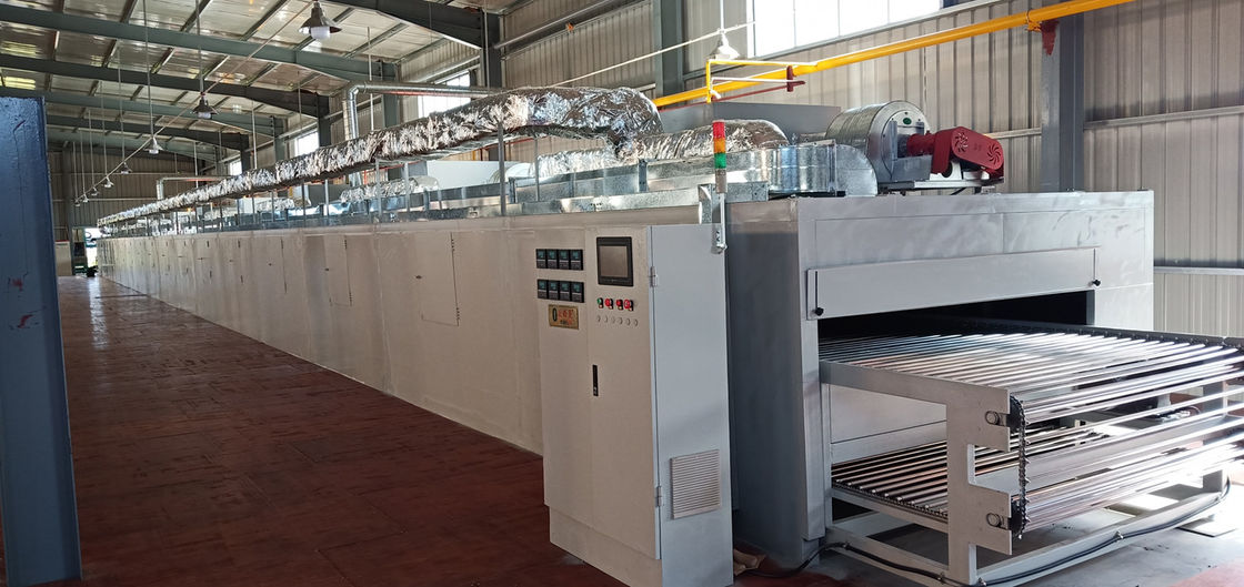 Silna linia suszarka przemysłowa na gaz ziemny 28m 24kw do pakowania papieru celulozowego