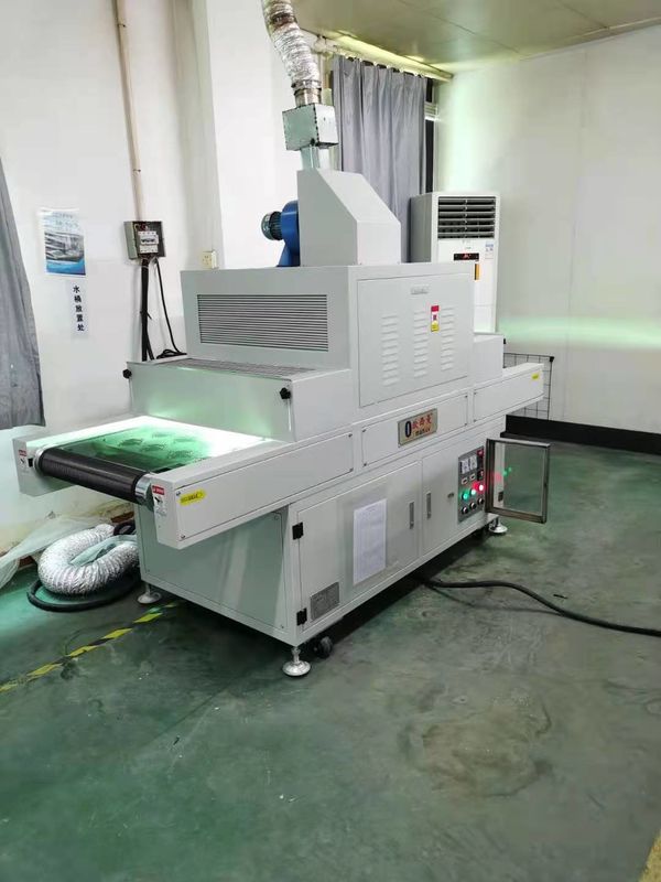 Kompaktna maszyna do utwardzania UV dla płaskich paneli.