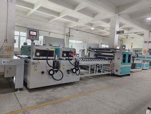 Fully Automatic Roll-to-Plate Imprinting Line for High-Throughput Nanoimprint Lithography with Customizable Pressure