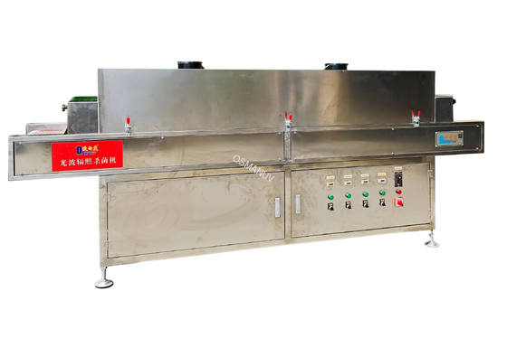 Customizable UV-C Surface Sterilization Tunnel for Food Packaging & Bulk Dried Fruit Processing Lines