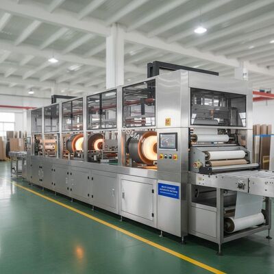 Multi-Substrate Automatic Laminating Machine for Furniture, Calcium Carbonate, and Metal Panels | High-Efficiency Production Line