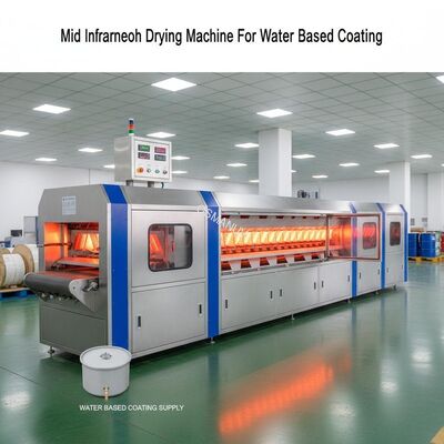 5 Meters 50 Degree To 200 Degree Mid Infrared Drying Machine For Water Based Coating