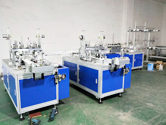 ISO9001 20KW Surgical Face Mask Making Machine / Surgical Mask Production Line