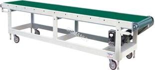 PVC 0.75KW 1320mm Width Conveyor Belt Machine For Panel Furniture