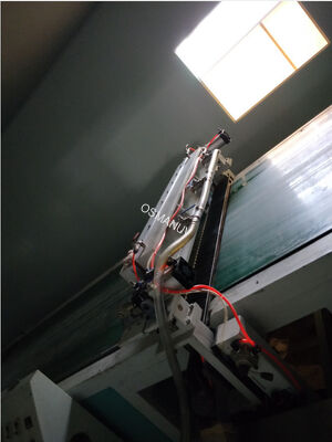 60KW 380V 50HZ Pneumatic Curtain Coating Machine Four Stage Conveying