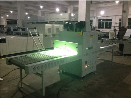 60KW 380V 50HZ Pneumatic Curtain Coating Machine Four Stage Conveying