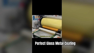 Maszyna do powlekania walcowego blachy o wysokim połysku